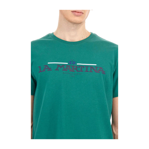 La Martina T-shirt T-shirt Uomo Aguer con stampa M P25 - LA MARTINAMAR304JS206 - 03115 - M - Francavilla Moda